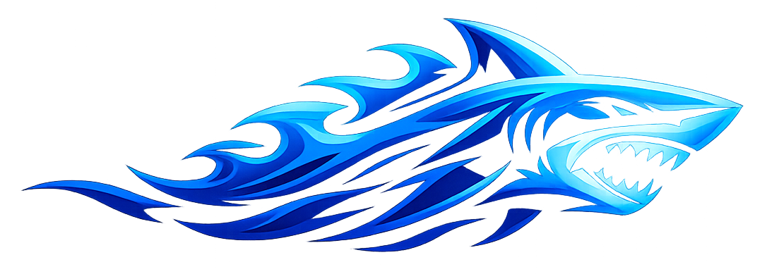 Blue Fire Sharks